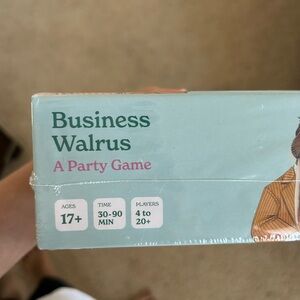 Businesss walrus card game